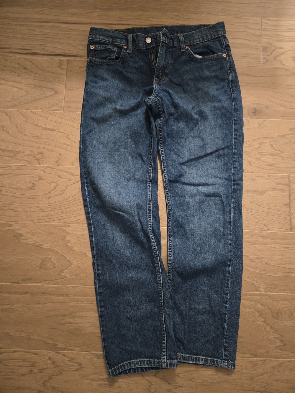 Classic Dark Blue Straight Leg Jeans Levis 559 Size 30x30 Mens